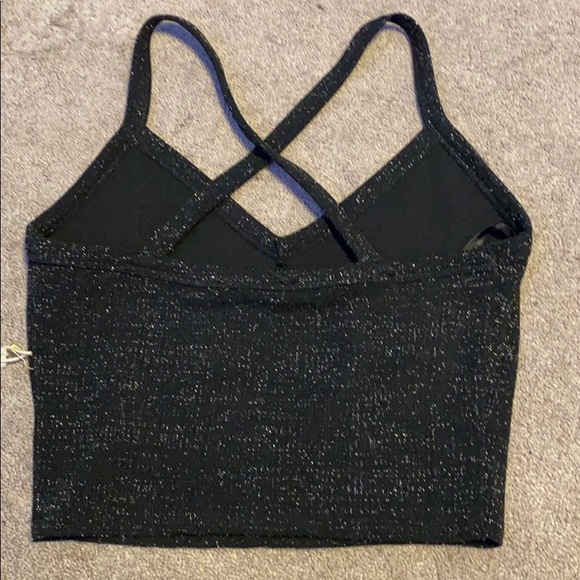 sparkly cross back tank - Picture 2 of 2